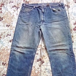 JEANS Levi's 505 jeans 40X34 orange tab distressed